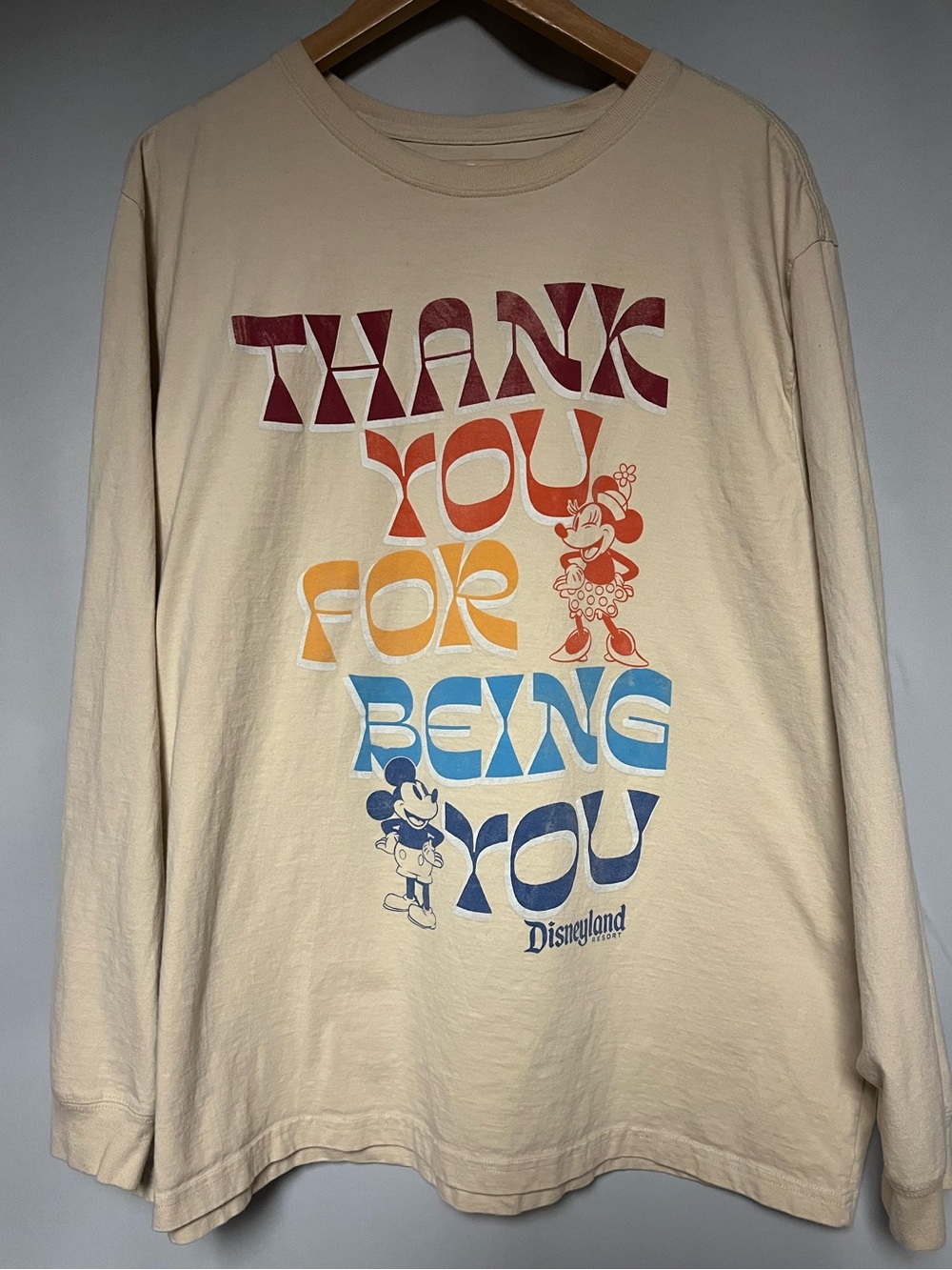 Disneyland Resort Long-Sleeve Graphic Tee - "Thank You For Being You"